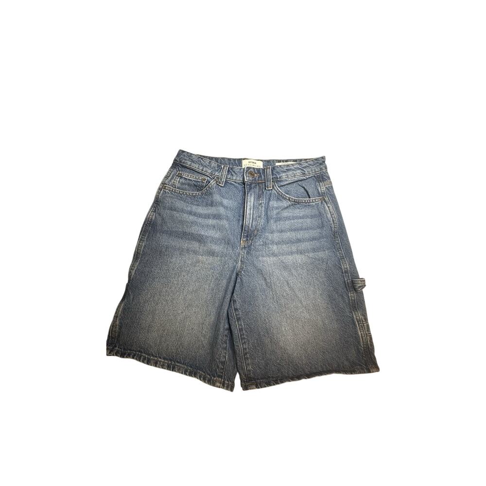 Cotton On Super Baggy Carpenter Denim Jorts Shorts Men 30 Blue Y2K Skater